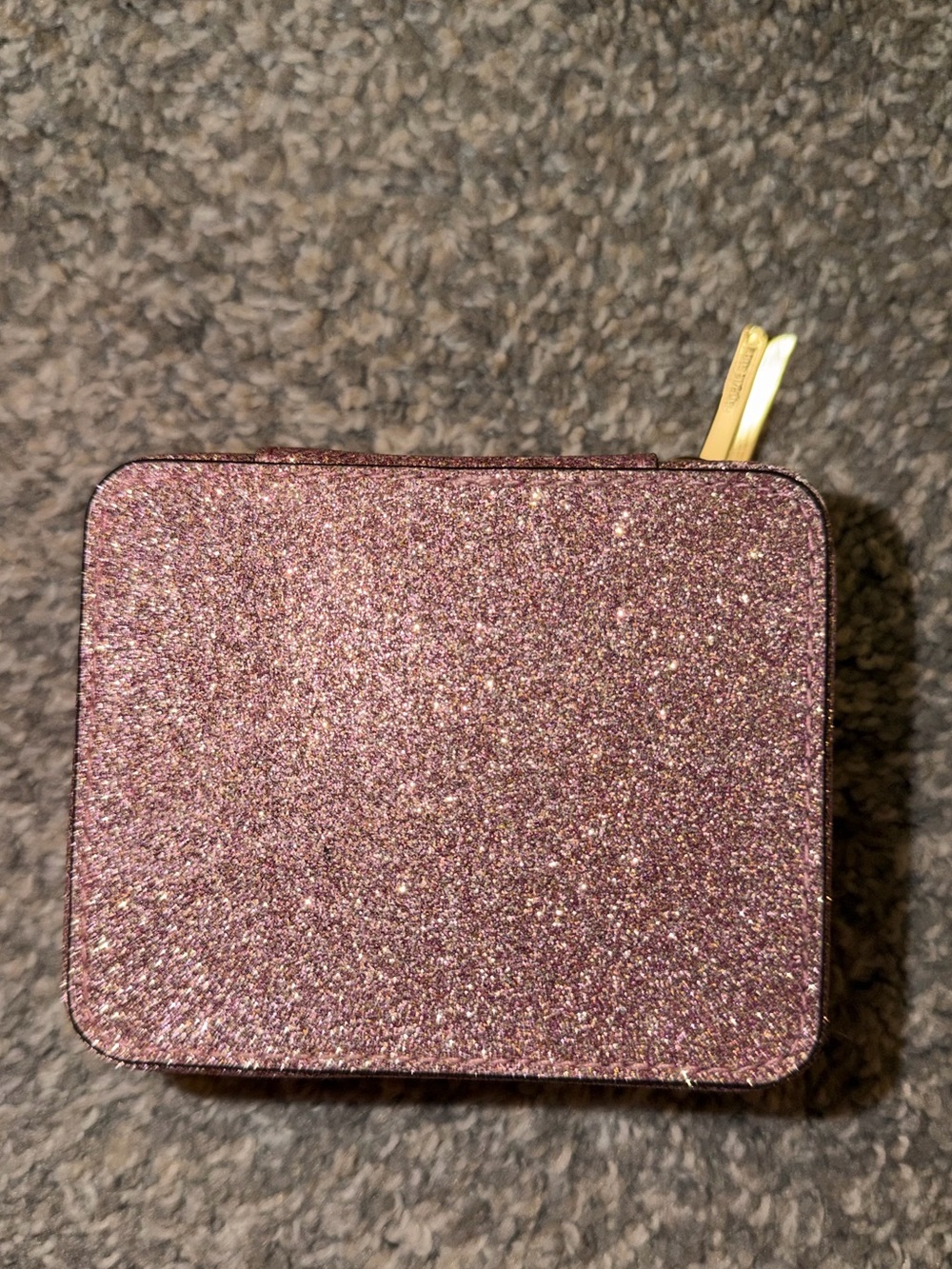 Kate Spade Pink Glitter Jewelry Box - Picture 7 of 10